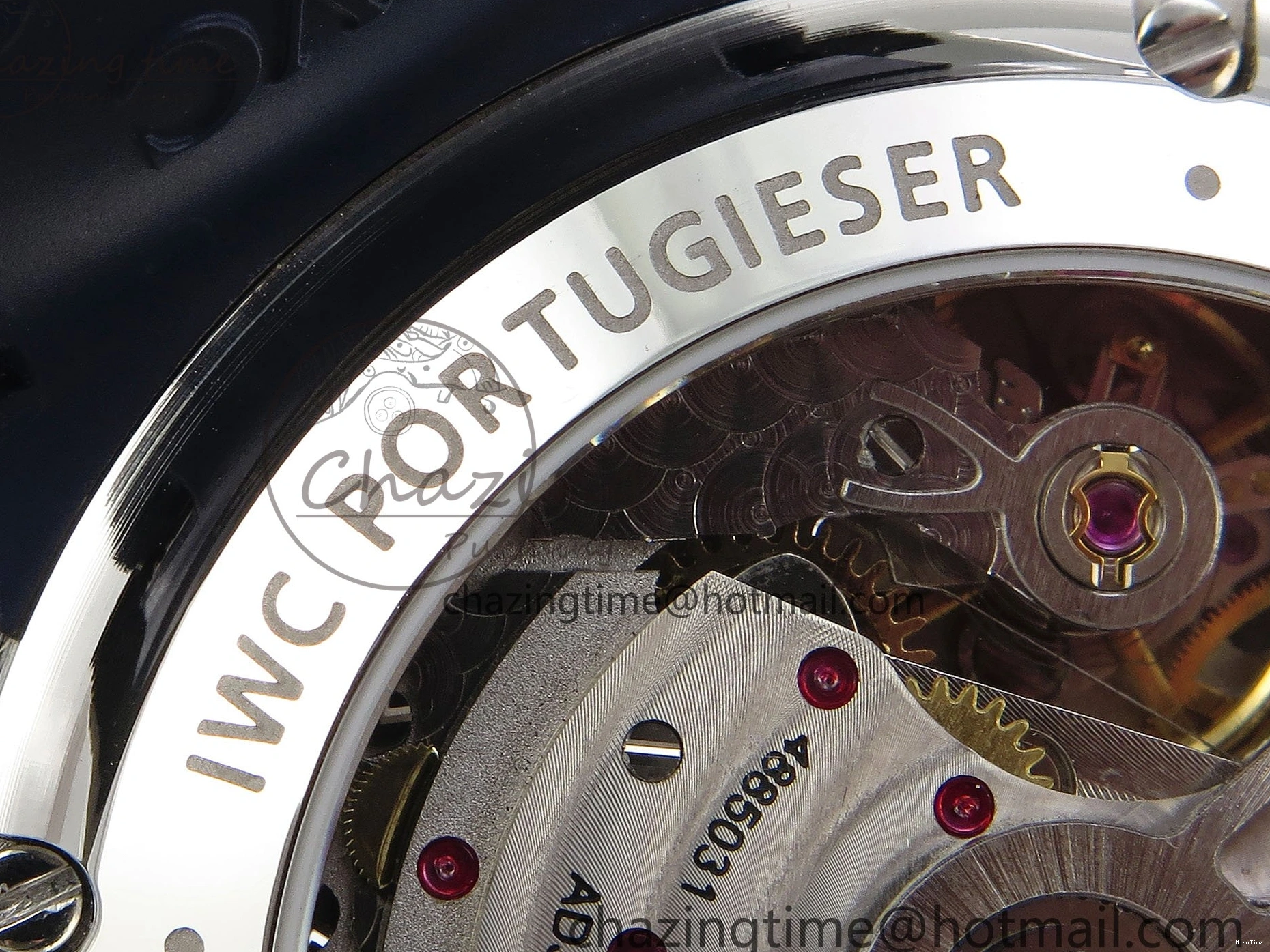 MIROTIME 0123 Portuguese Chrono IW3716 Z+F 1:1 Best Edition Blue Dial on Blue Rubber Strap A UrbanChic 7018